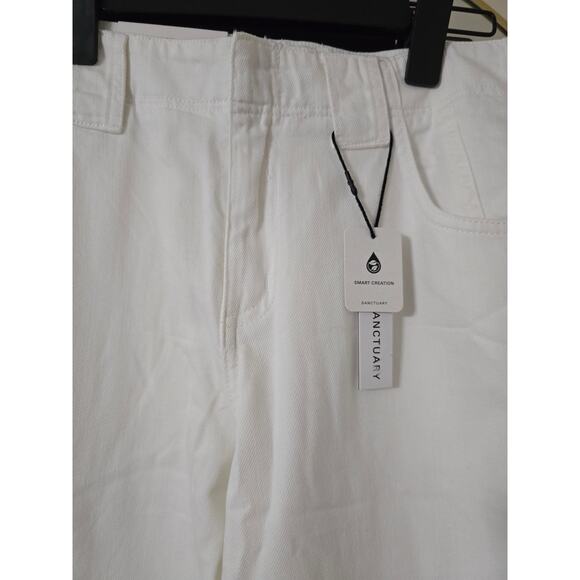 NwT Arden Wide Leg Jeans Brilliant White size 28" waist - Picture 4 of 10
